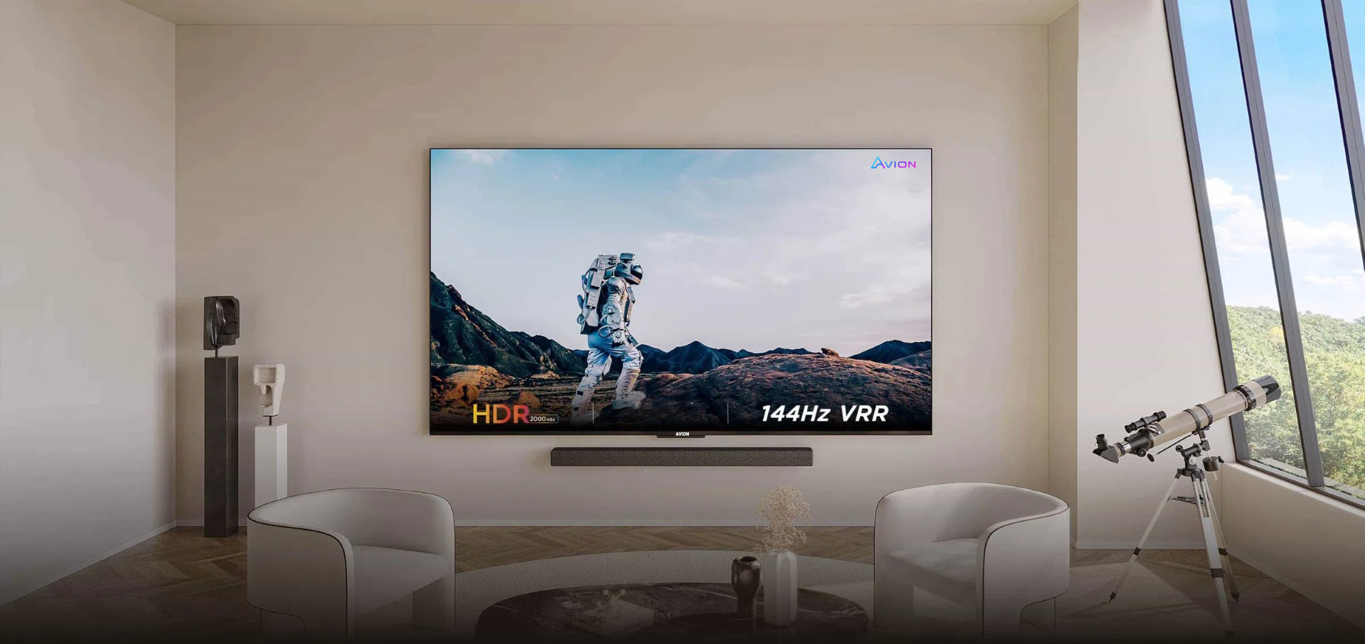 QLED TV background